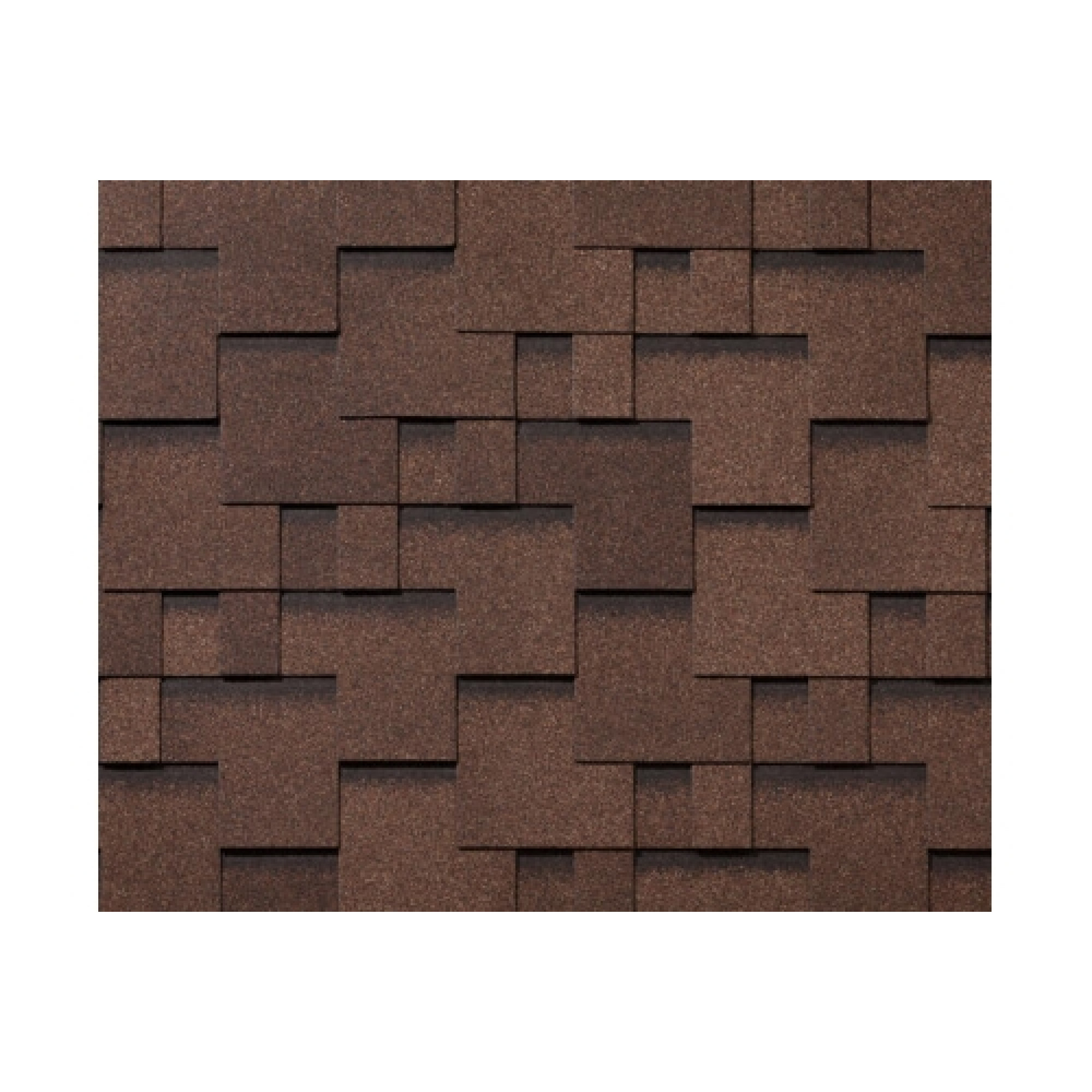 RoofShield черепица Классик Модерн (3м2) Коричневый топаз