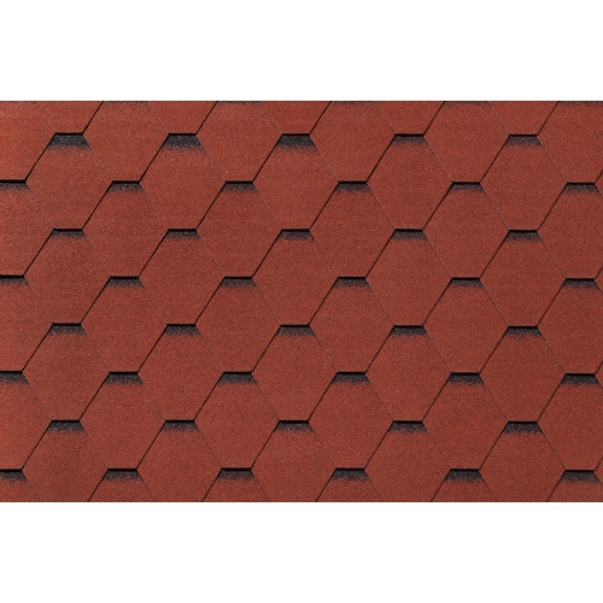 RoofShield черепица Фемили Лайт Модерн (3м2) Красный с оттенением