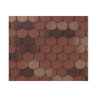 RoofShield черепица Фемили Лайт Готик (3м2) Терракота