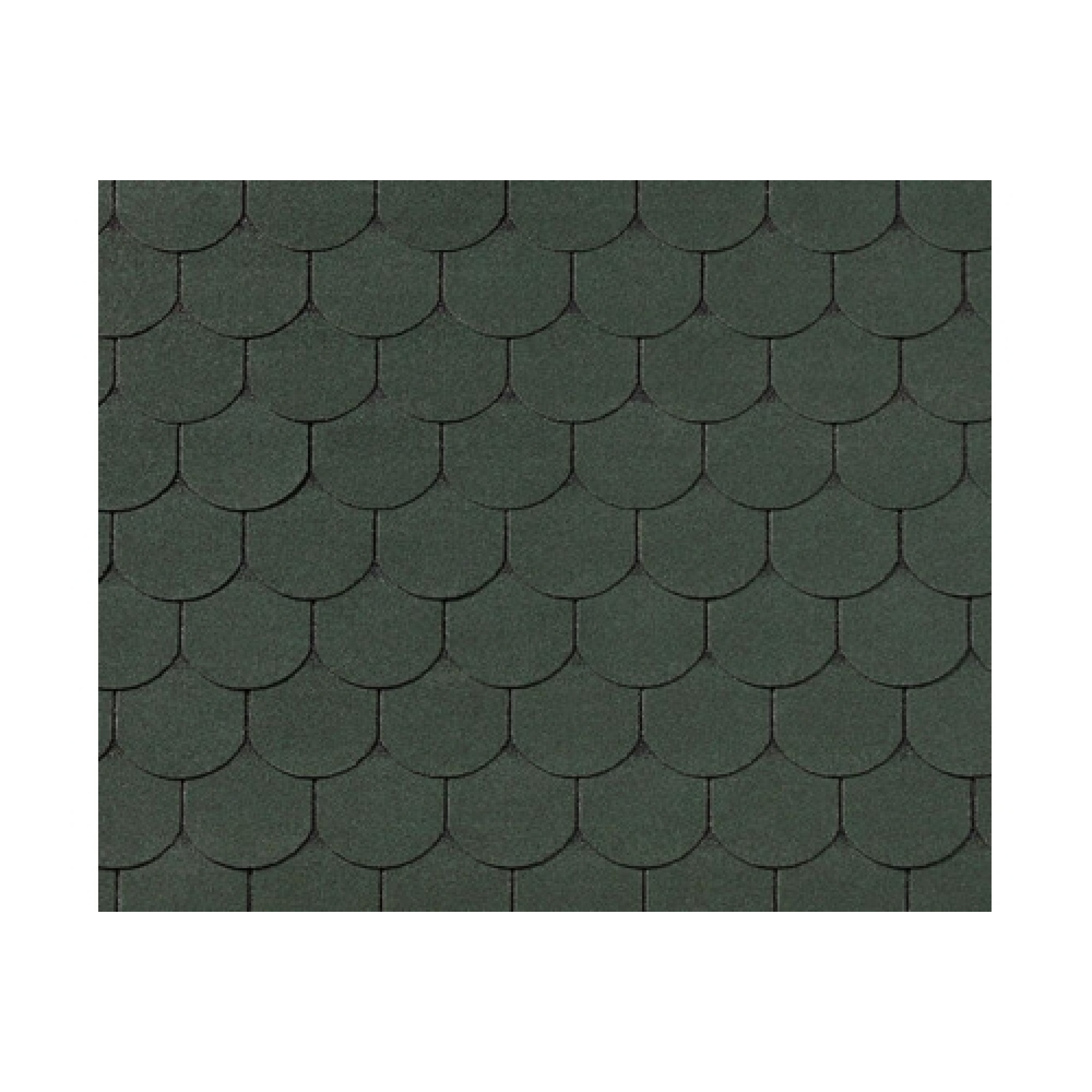 RoofShield черепица Фемили Лайт Готик (3м2) Зеленый