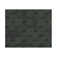 RoofShield черепица Фемили Эко Лайт Стандарт (3м2) Зеленый с оттенением
