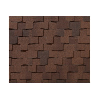RoofShield черепица Премиум Фьюжн (2,25м2) Мускатный орех