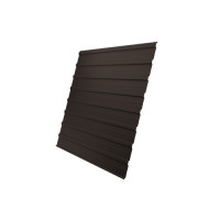 Профнастил С10A 0,5 Satin RR 32 темно-коричневый