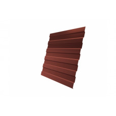 Профнастил С8А 0,5 Satin Мatt RAL 8004 терракота