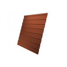 Профнастил С10A 0,5 Satin Мatt RAL 8004 терракота
