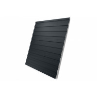 Профнастил С8А Grand Line 0,5 Quarzit Pro Matt RAL 7016 антрацитово-серый