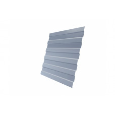 Профнастил С8А 0,5 Satin RAL 9006 бело-алюминиевый