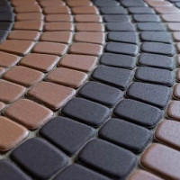 Тротуарная плитка Классика круговая Бежевая