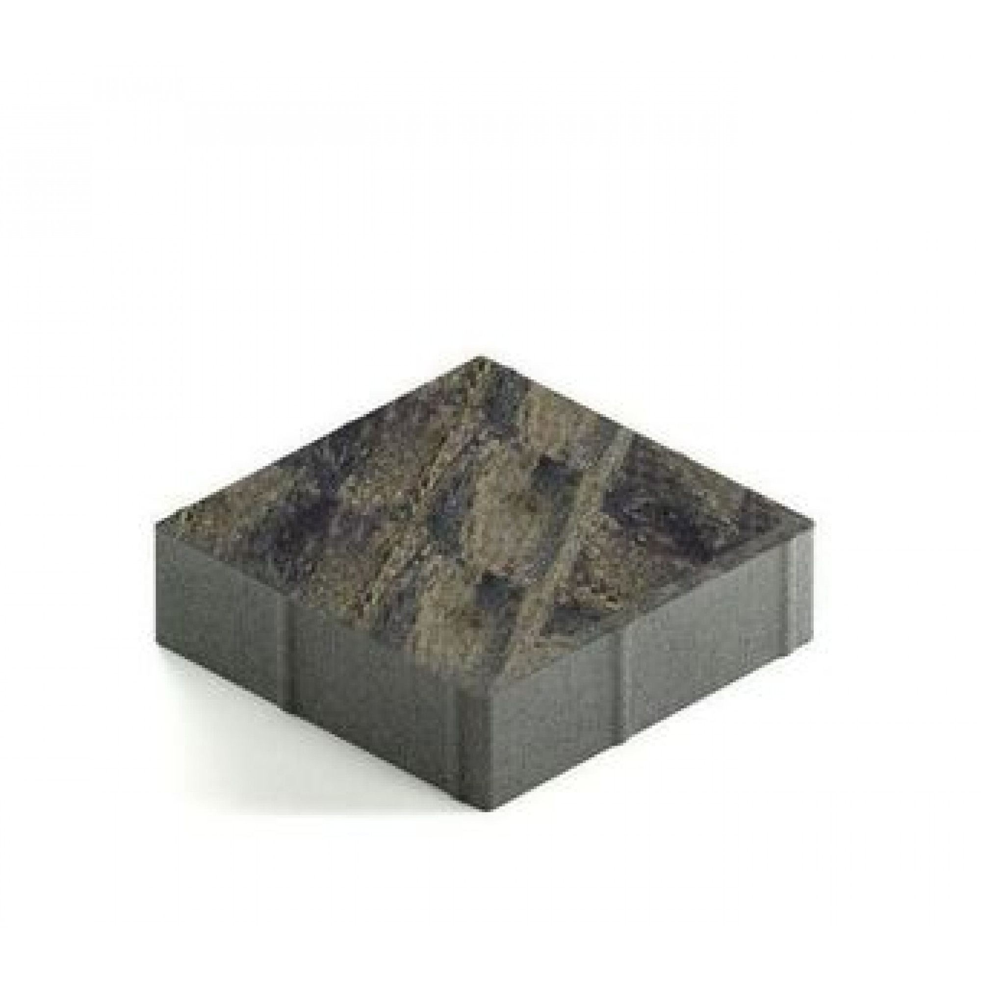 Тротуарная плитка Steingot Color Mix Stein Black Gold №16 квадрат 200х200х60 мм