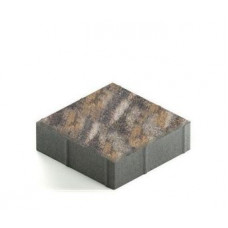 Тротуарная плитка Steingot Color Mix Stein Bronze №15 квадрат 200х200х60 мм