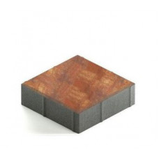 Тротуарная плитка Steingot Color Mix Terracotta №1 квадрат 200х200х60 мм