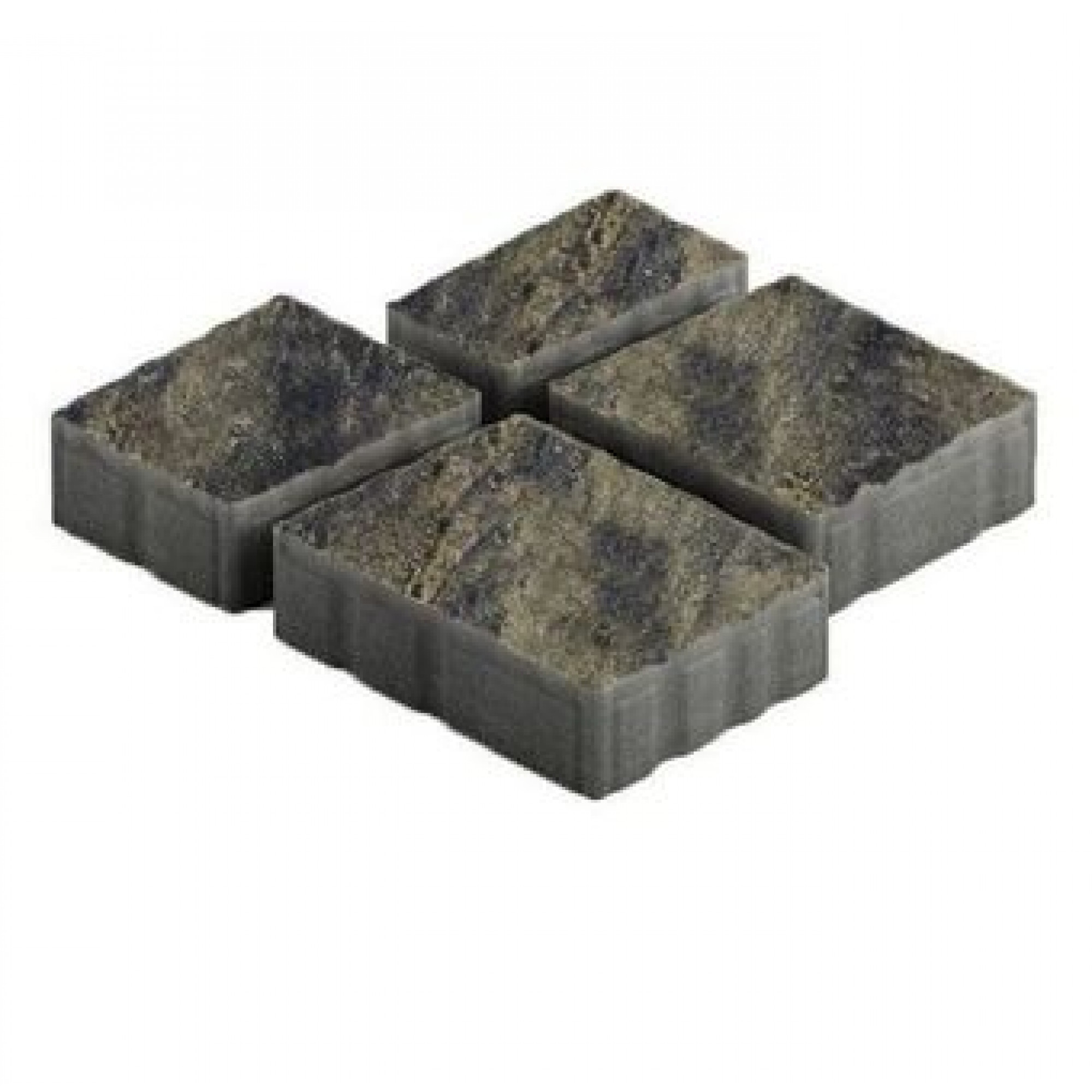 Тротуарная плитка Steingot Гранито Color Mix Stein Black Gold №16 мультиформат