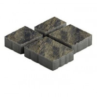 Тротуарная плитка Steingot Гранито Color Mix Stein Black Gold №16 мультиформат