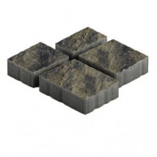 Тротуарная плитка Steingot Гранито Color Mix Stein Black Gold №16 мультиформат