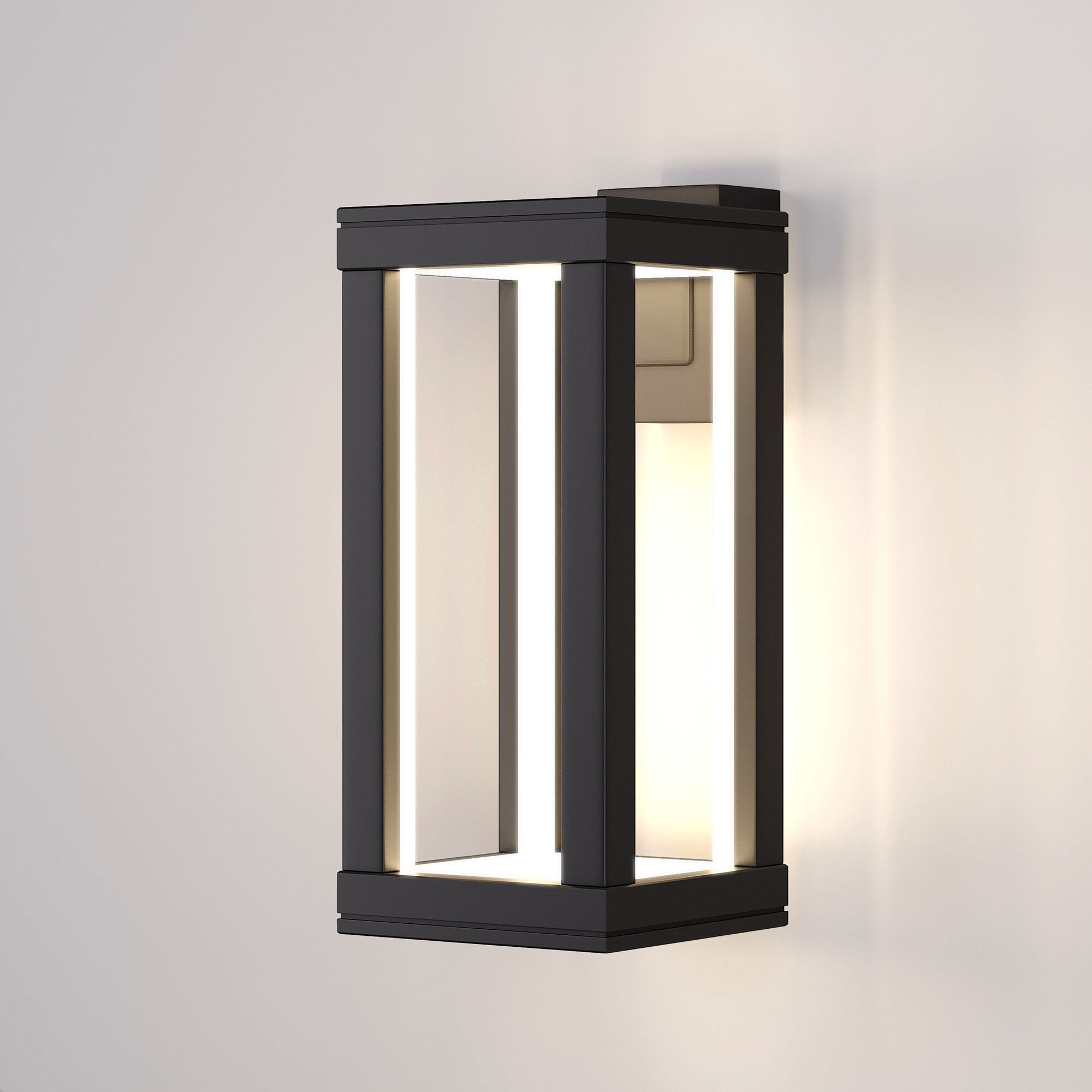 Уличный настенный светодиодный светильник Frame LED IP54 1527 TECHNO LED черный
черный