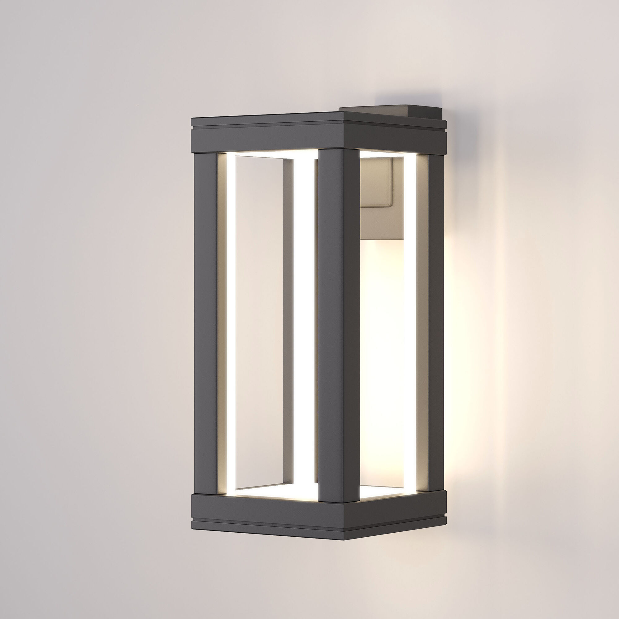 Уличный настенный светодиодный светильник Frame LED IP54 1527 TECHNO LED серый
серый