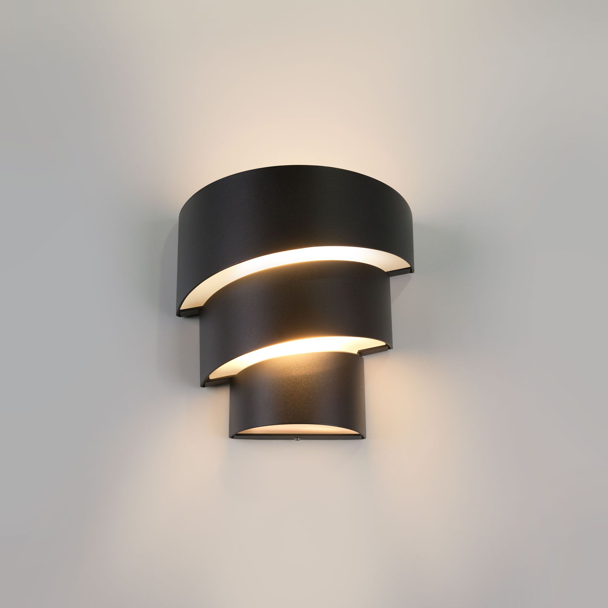 Helix черный уличный настенный светодиодный светильник 1535 TECHNO LED
черный