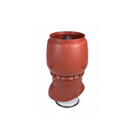 Выход вытяжки XL 250х300х500 ИЗ красный с колпаком