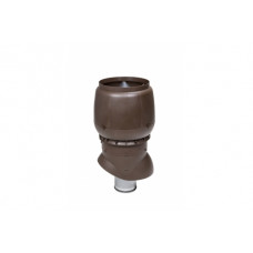 Выход вытяжки XL 160х300х500 ИЗ коричневый с колпаком