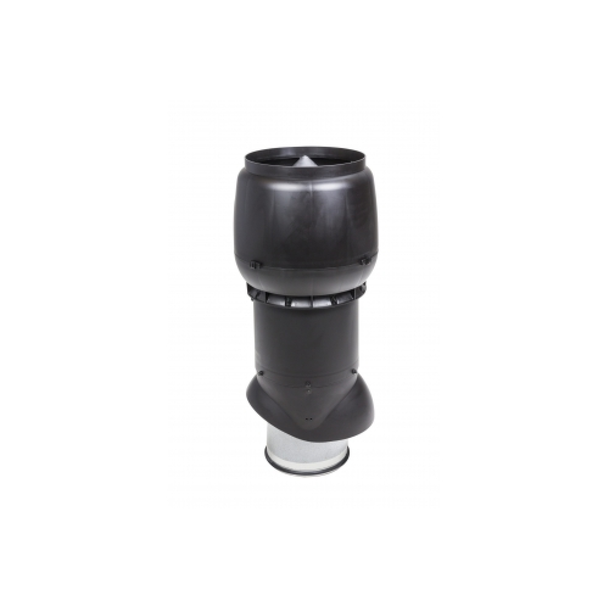 Выход вытяжки XL 250х300х700 ИЗ черный с колпаком