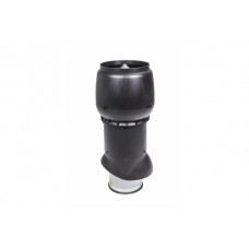 Выход вытяжки XL 250х300х700 ИЗ черный с колпаком