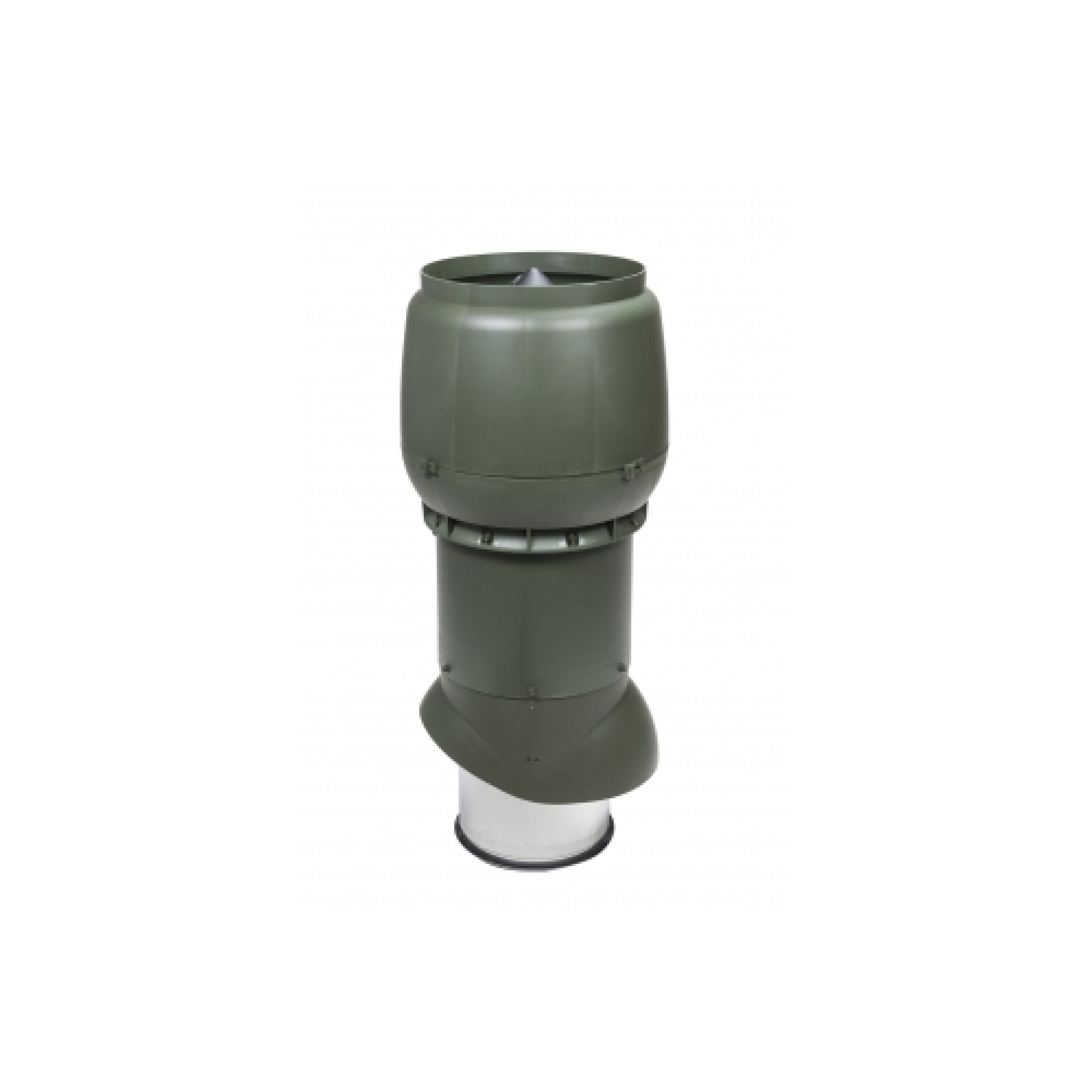 Выход вытяжки XL 250х300х700 ИЗ зеленый с колпаком