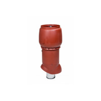 Выход вытяжки XL 160х300х700 ИЗ красный с колпаком