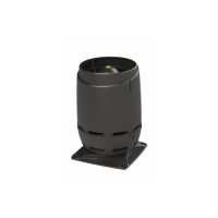 FLOW 125S вентиляционный выход + основание 250x250 черный
