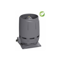 Вентилятор крышный FLOW ЕCo110S + основание 300х300 серый