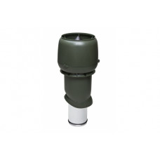 Выход вытяжки 160х225х500 ИЗ зеленый с колпаком
