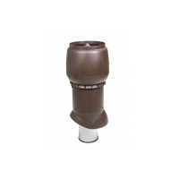 Выход вытяжки XL 200х300х700 ИЗ коричневый с колпаком