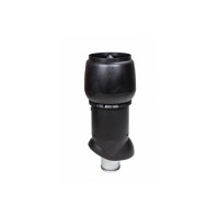 Выход вытяжки XL 160х300х700 ИЗ черный с колпаком