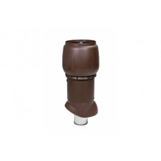 Выход вытяжки XL 160х300х700 ИЗ коричневый с колпаком