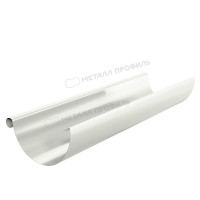 Желоб водосточный D125х3000 GRANDSYSTEM (ВПЭД-03-9010-0.5)