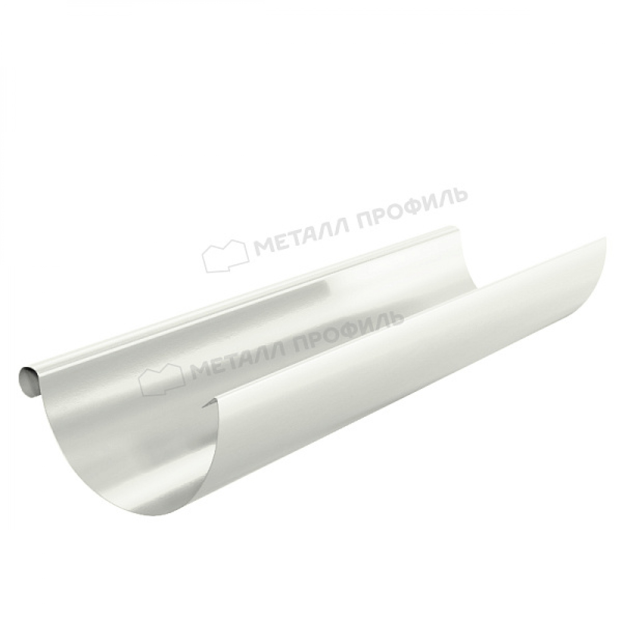 Желоб водосточный D150х3000 (ПЛД-02-9010-0.5)