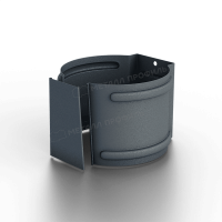 Держатель трубы D100 (на кирпич) Foramina Freeze (FRZ_D-01-Grey\Grey-0.6)