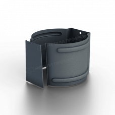 Держатель трубы D100 (на кирпич) Foramina Freeze (FRZ_D-01-Grey\Grey-0.6)