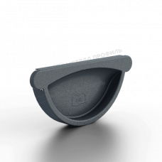 Заглушка желоба D125 Foramina Freeze (FRZ_D-01-Grey\Grey-0.6)