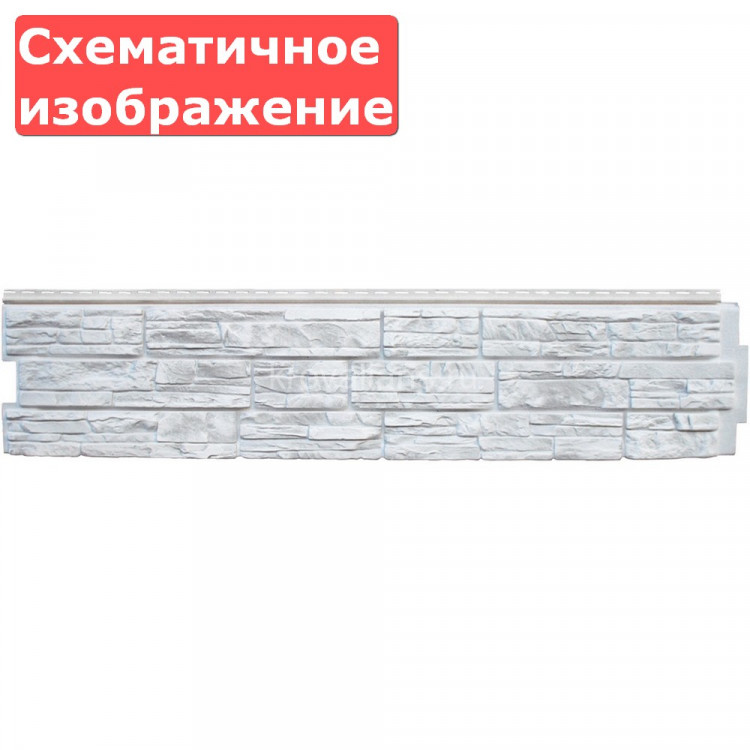 Панель фасадная Grand Line (Гранд Лайн) Я-Фасад Крымский сланец (Мел ...