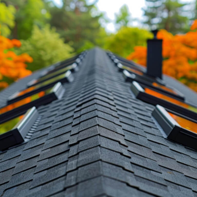 Оформление рёбер и конька