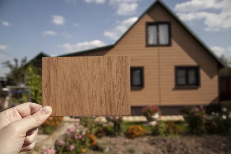 Дом отделанный сайдингом