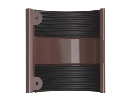 ТН МВС 125/90 мм соединитель желоба, коричневый