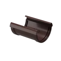 Соединитель желобов LUX, шоколад