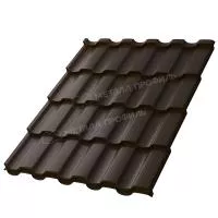 Металлочерепица МЕТАЛЛ ПРОФИЛЬ Монтекристо-M NormanMP (ПЭ-01-8017-0.5)