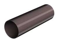 ТН ОПТИМА 120/80 мм, водосточная труба пластиковая (3 м), темно-коричневый, шт.