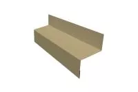 Отлив межэтажный 45 0,4 PE с пленкой RAL 1014 слоновая кость