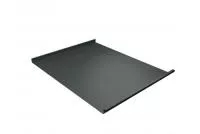 Фальц двойной стоячий 0,5 GreenCoat Pural BT, matt с пленкой на замках RR2Н3 (RAL 7016 антрацитово-серый)