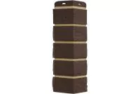 Угол Grand Line Состаренный кирпич Design Plus каштан с песочным швом