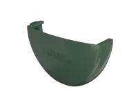 ТН ПВХ 125/82 мм, заглушка желоба, зеленый, шт.