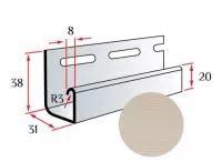 Профиль J-trim «Аляска», ivory (слоновая кость)